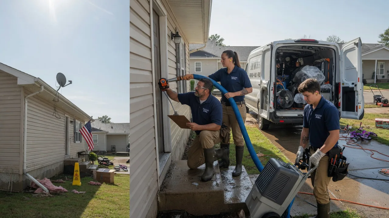 Ceiling Water Damage Restoration in Elgin, NE near me